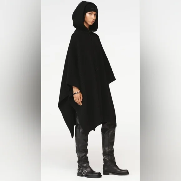 NEW ZARA WOOL PONCHO STEVEN MEISEL - Picture 2 of 12